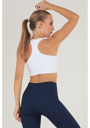 Doremi Çift Kat Kaplı Kalın Askılı Bralet Beyaz-s-m BEYAZ