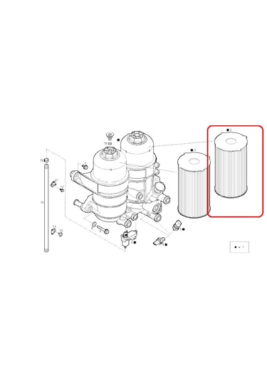 Iveco-s Way-filtre, Mazot S-way 2024 5803218757