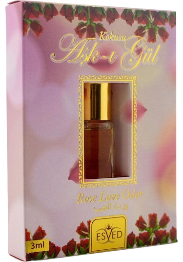 Esved Gül Kokusu Alkolsüz Esans 3 ML