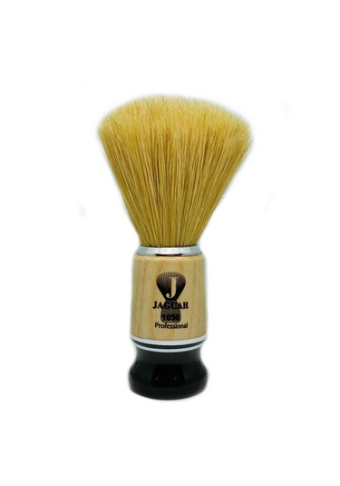 Jaguar 1056 Ahşap Sap Doğal Kıl Tıraş Fırçası, Tıraş Sabunu Seti