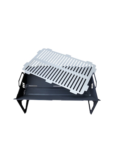 Baygato Smoke Master Grill Mangal (Üçgen Taban) Katlanabilir Ve Taşınabilir 6 Kişilik