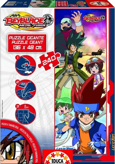 Puzmooyuncak Educa 240 Parça Beyblade Dev Puzzle (Maxi Puzzle)