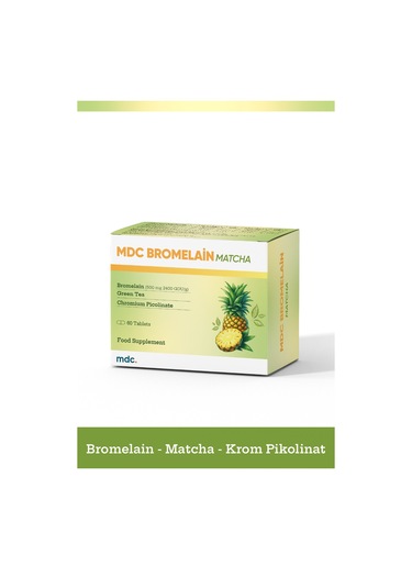Mdc Bromelain Matcha 60 Tablet