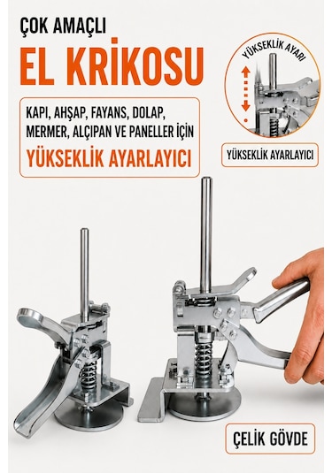 Çok Amaçlı El Krikosu Ahşap, Fayans, Kapı, Dolap Ve Paneller İçin