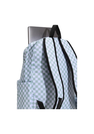 000h4xemw1-r Vans Old Skool Check Backpack Sırt Çantası 000h4xemw1-r Açık Mavi
