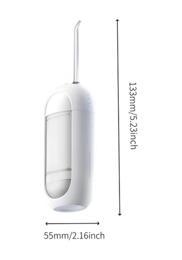 Willowhaven Mavi Usb Şarjlı Kablosuz Diş İrrigatörü 40 Gün Pil 3 Mod Taşınabilir