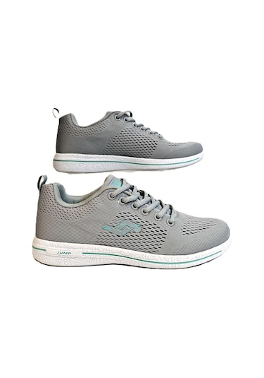 Jump 24937-24938 Gri Fuspetli Çok Hafif Rahat Spor Ayakkabı Gri