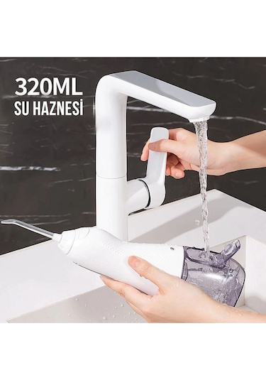 waterpulse Kablosuz Pro V580 Water Flosser 320ml Taşınabilir Diş