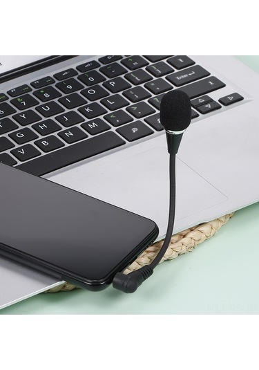 Reedark Profesyonel Mini Mikrofon - Esnek Boyunlu, 3.5mm Girişli, Yüksek Ses Kalitesi, Video & Kayıt İçin