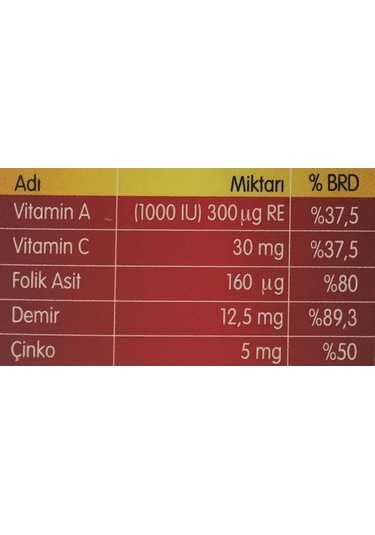 Nutrigen Ferromixin 30 Saşe 2Adet