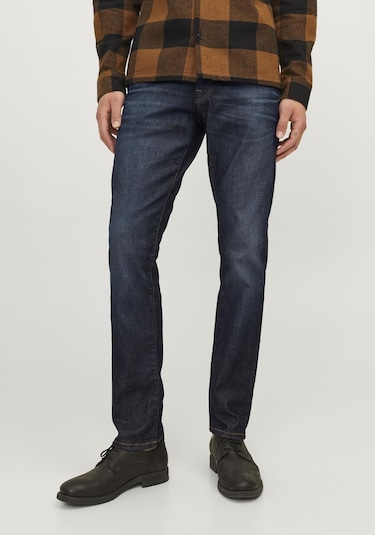 Jack & Jones Erkek Glenn 919 Slim Fit Jean 12259815 Blue Denim
