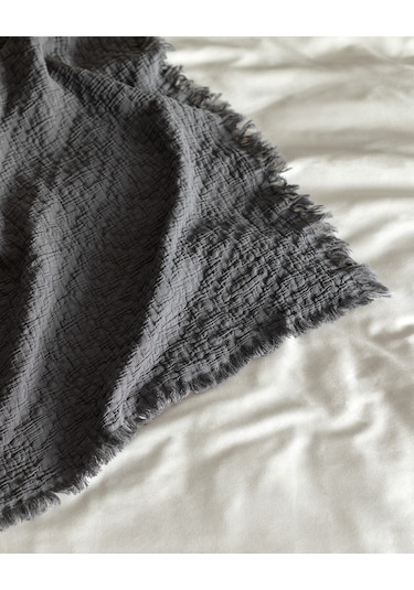 Madame Coco Vue Çift Kişilik Yatak Örtüsü Yo0000000030çift Kişilik-koyu Gri Koyu Gri