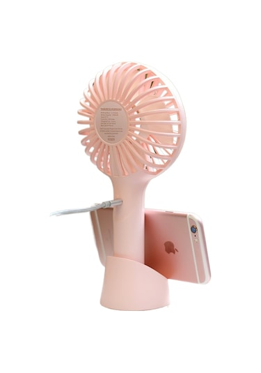 Ultra Kullanışlı Elde Taşınabilir Şarj Sessiz Küçük Fan-siyah