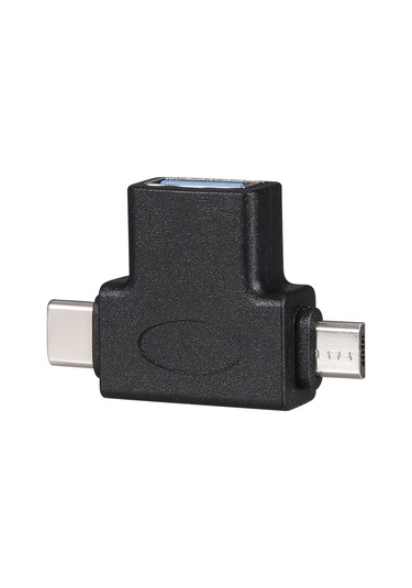 Mufunye Type-c Ve Micro Usb'den Usb3.0'a Otg Dönüştürücü, Telefon Ve Tabletler İçin Çift Arayüzlü Adaptör