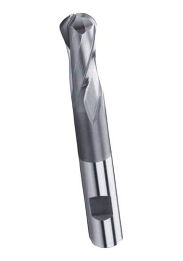 10mm Zps 2 Ağız Kısa Küre Freze Dın1889 Hssco8