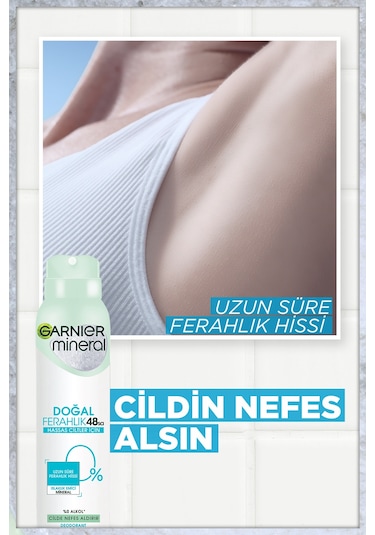 Garnier Mineral Doğal Ferahlık Kadın Deodorant 150 ML