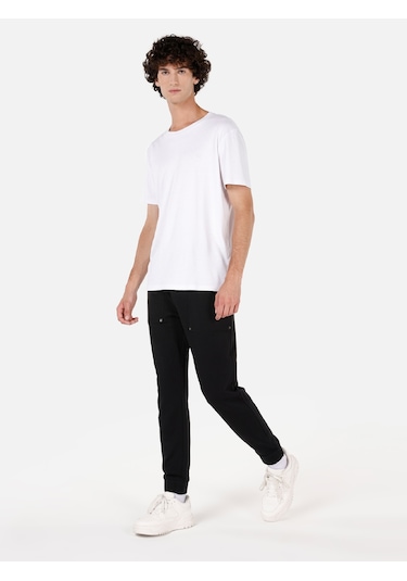 Colins Siyah Erkek Eşofman Altı Cl1070122 Q1.v2 Blk Siyah