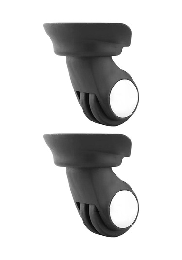 Homyl Bagaj Yedek Tekerlekleri, Bavul Aksesuarları Dayanıklı Siyah