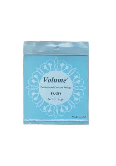 Volume 0.20 Profesyonel Kısa Sap Bağlama Teli Topuzlu