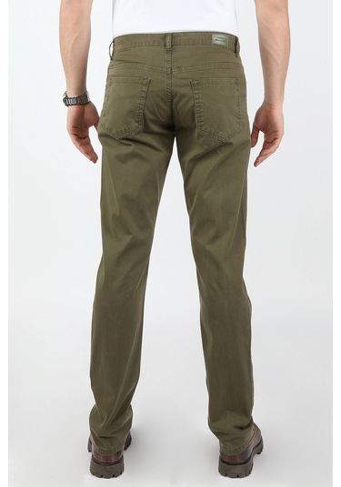 Erkek 5 Cep Gabardin Pantolon Yeşil