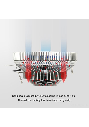 Youmex Intel 1366 Platformu İçin 8.5cm Sessiz Fanlı Kule Tipi Cpu Soğutucu - Hızlı Soğuma, 18db Gürültü, Saf Alüminyum Diğer
