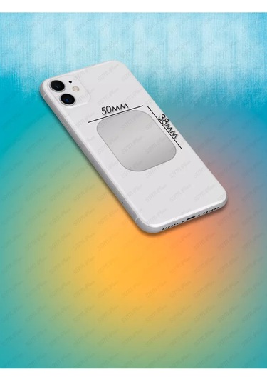 Sbm Place Manyetik Askı İçin Metal Plakalar 2 Adet 175404498 Gri