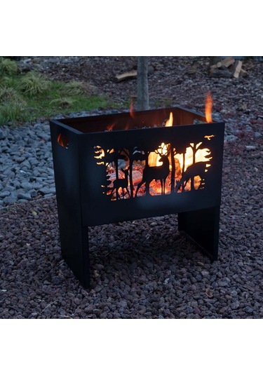 Geyik Desenli Şömine