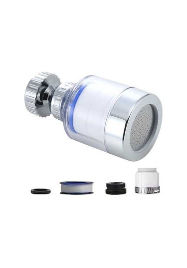 Novahub Musluk Filtre Elemanı Arıtma Püskürtücü Kafa Ev Su Arıtma Filtresi Duş 360 Kaldır Klor Ağır Metal Filtrelenmiş Kırmızı, Kullanışlı Tasarım,