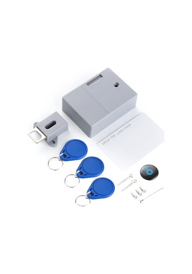 Pil Rfıd Ic Kart Sensörü Kabin Çekmece Akıllı Smartlock Dıy Görünmez Gizli Dijital Kilit Deliksiz