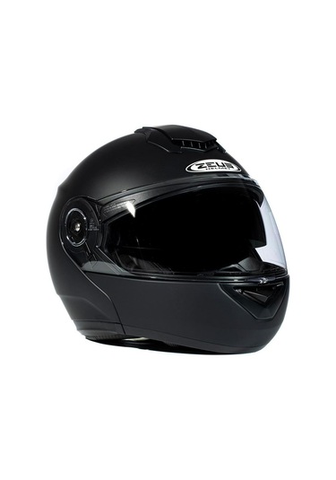 Zeus Zs-3050 Matt Black Çene Açılır Motosiklet Kaskı