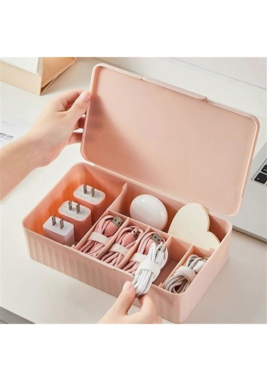 Ganzhoushop Ev Ve Ofis Malzemeleri Masa Düzenleyicileri Çeşitli Yuvalı Geniş Model Moda Canlı Renk Kaplama Günlük Kullanım Genişletilmiş Ve Şeffaf