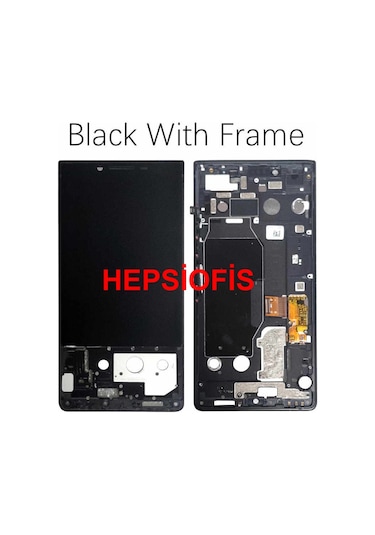 Blackberry Key2 Lcd Ekran Kasalı  Ürün Kırmızı Siyah