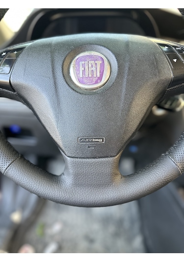 Fiat Linea Tuşlu Araca Özel Direksiyon Kılıfı Siyah