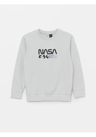 Nasa Çocuk Sweatshirt Gri