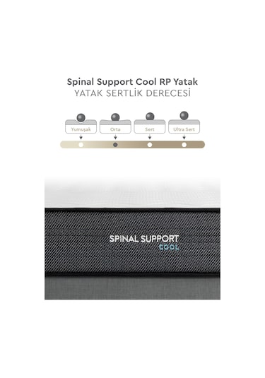 Yataş Bedding Spinal Support Cool RollPack Pocket Yaylı Ortopedik Yatak 100x200 cm