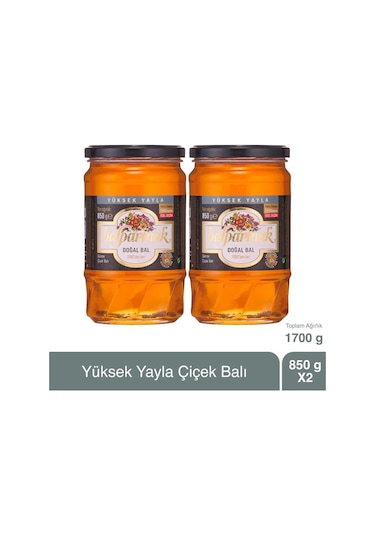 Balparmak Yüksek Yayla Çiçek Balı 2 x 850 G