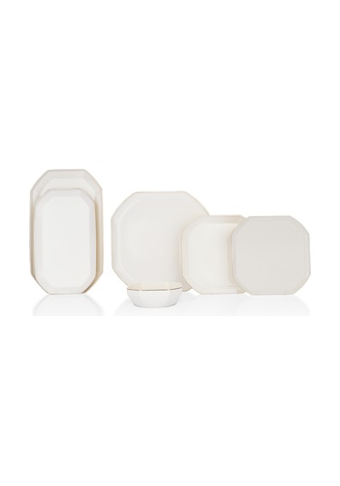 Schafer Graceful Bone Yemek Takımı 56 Parça-gold