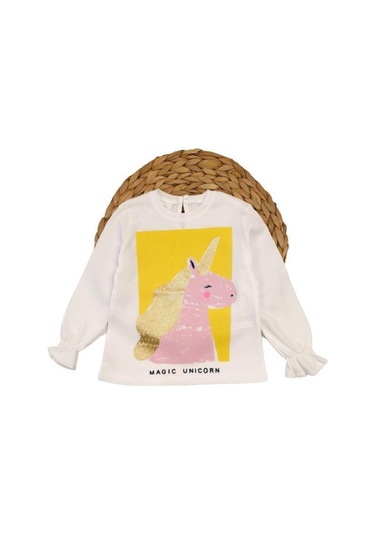 Unicorn Çocuk Sweat Beyaz