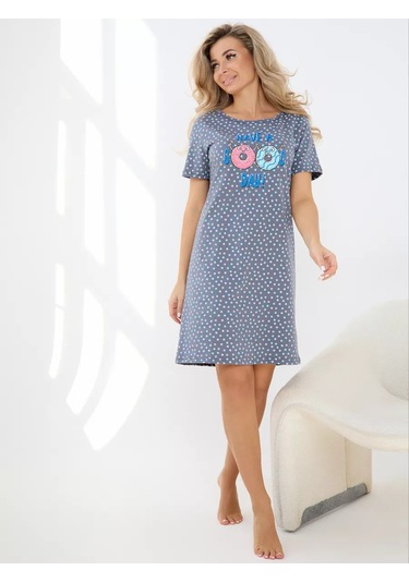 Rusteks Mg Pamuklu Geceleri Gömlek 248561184 Gri