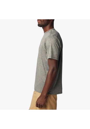 Columbia Ao1419 Hike Crew Erkek Kısa Kollu T-shirt 1990391011 Gri