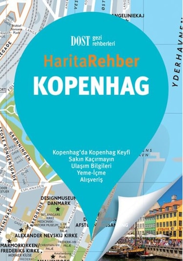 Kopenhag Harita Rehber  -  Marie Charvet  -  Dost Kitabevi