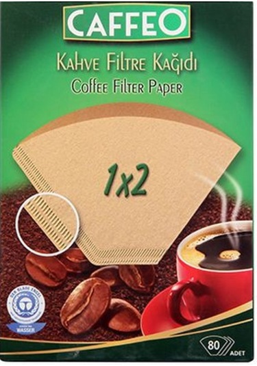 Caffeo 1 x 2 Kahve Filtre Kağıdı 80 Adet