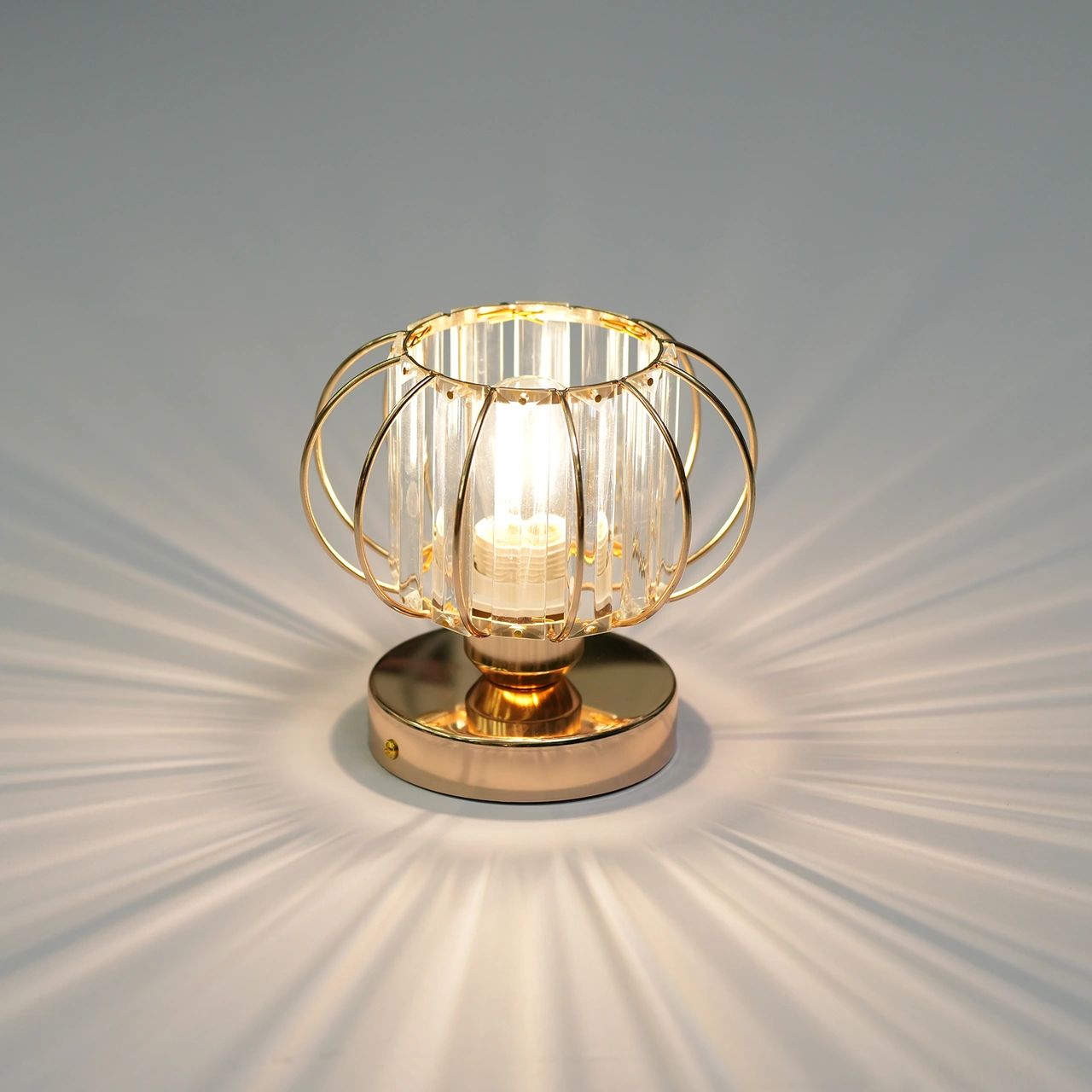 Geeksen Kemer Işığında Modern Kristal Led Spot, Demir Gövde, E27 Yuva, 110-240v, Kaynak Hariç, Avrupalı Standart Diğer