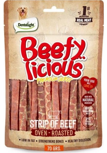 Dentalight Beefy Strip Sığır Etli Köpek Ödül Şeridi 70 Gr