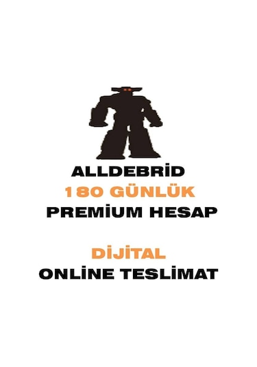 6 Aylık 180 Günlük Alldebrid Premium Hesap