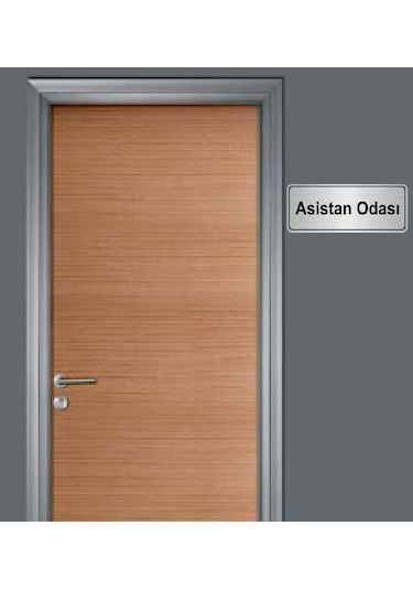 10X20 Cm Asistan Odası Yazılı Metal Yönlendirme Levhası