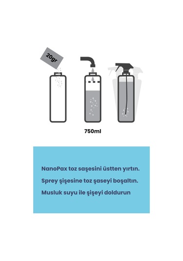 Tuvalet & Klozet Toz Temizlik Saşesi 12 Adet X 20gr