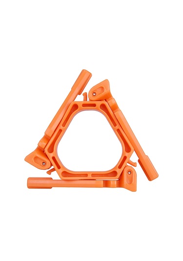 Neevoyu Kamp Ocakları İçin Katlanabilir Plastik Gaz Tankı Stantı - Sabit Tutma, Hafif Ve Taşınabilir Dış Mekan Erişimi Turuncu