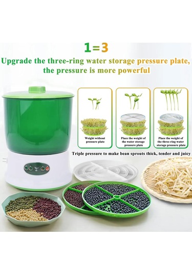 Suntek Fasulye Filizi Makine Soya Fasulyesi Maş Kırmızı Için