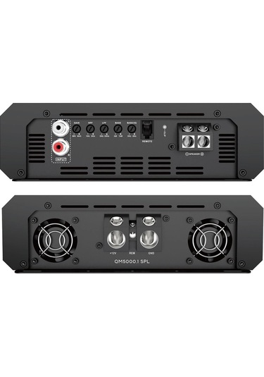 Qline Spl Mono Amfi Qline Qm5000.1 Spl Pro Bass Anfisi Qline 5000 Rms Bass Kontrollü Mono Anfi